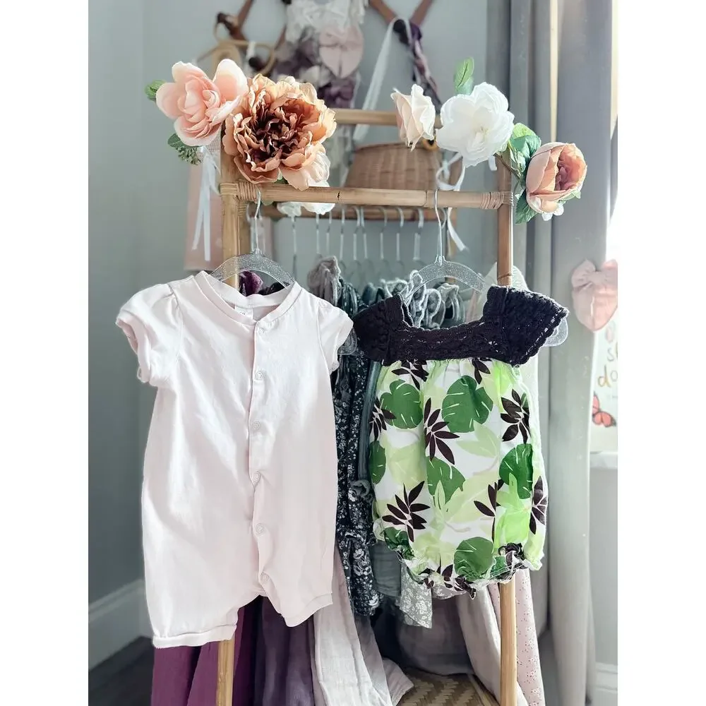 Darling Lot Baby Gap Boho & Blush Pink Romper 3-6mths